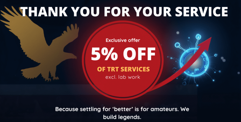 5 % Discount for Veterans, Current Military, LE or any Public Service