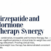 Tirzepatide and HRT Synergy: Boosting Weight Loss in Women and Potential Benefits for Men on TRT