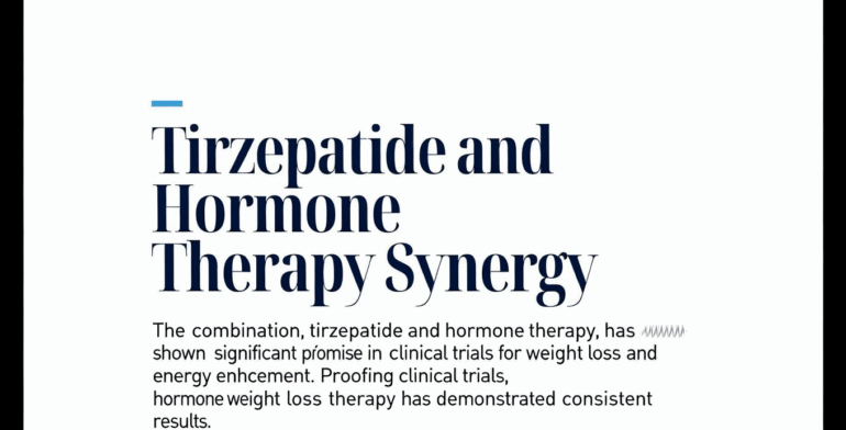 Tirzepatide and HRT Synergy: Boosting Weight Loss in Women and Potential Benefits for Men on TRT