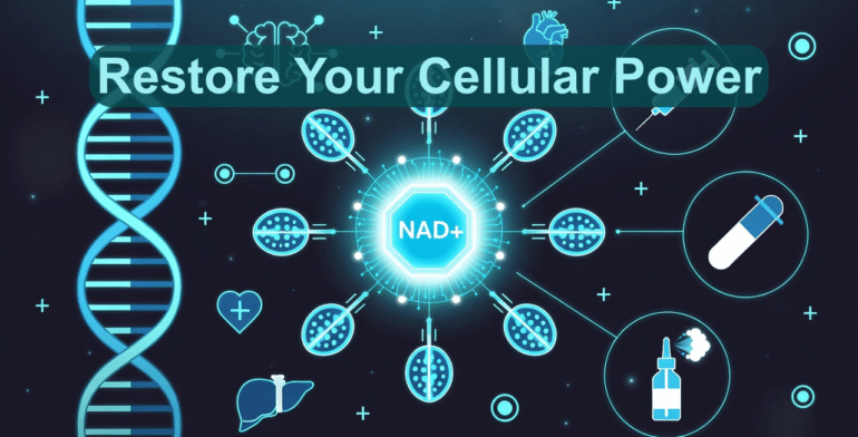 NAD+ Therapy for Anti-Aging: Injectable, Troches & Nasal Spray