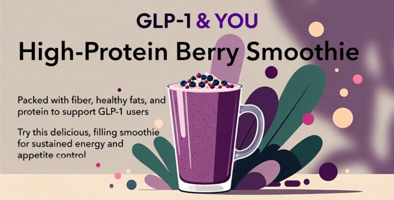 High-Protein Berry Smoothie: Ideal for GLP-1 Medication Users