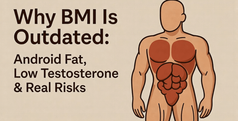 Why BMI Is Outdated: Android Fat, Low Testosterone, and Real Disease Risks
