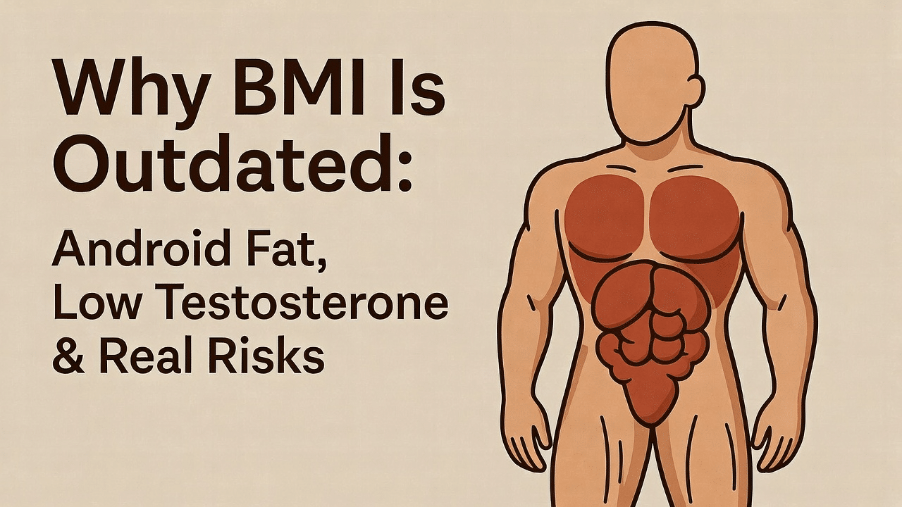 Android Shape Fat BMI Outdated? Focus on Android Fat & Low T