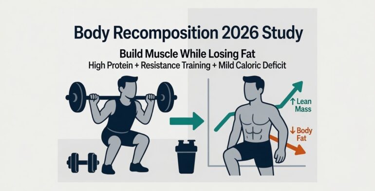 New 2026 Study Proves Body Recomposition Works: Build Muscle in a Mild Caloric Deficit